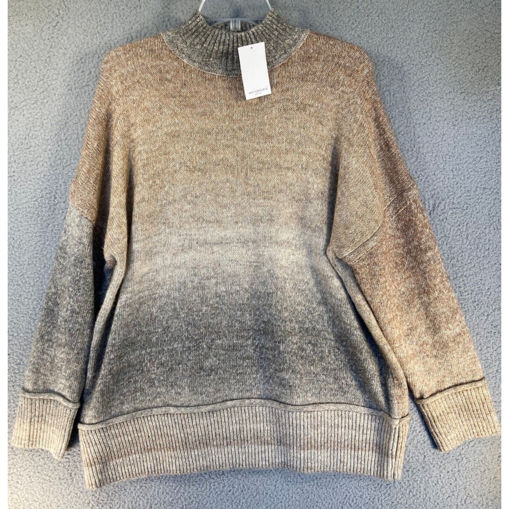 Westbound Sweater Women's  PXL Beige Ombre Wool Blend Long Sleeve‎ Pullover NEW